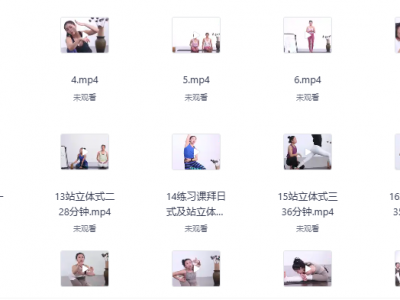 瑜伽从初级到高级100课全套教程轻松入门塑形