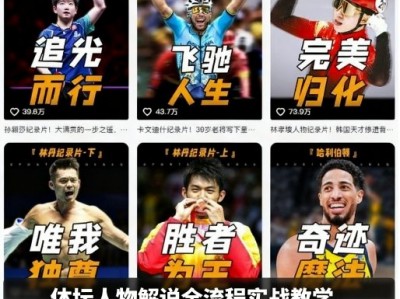 体坛人物解说全流程实战教学与爆款文案讲解