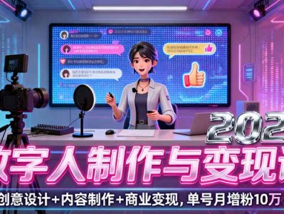 2025数字人制作与变现课程教程