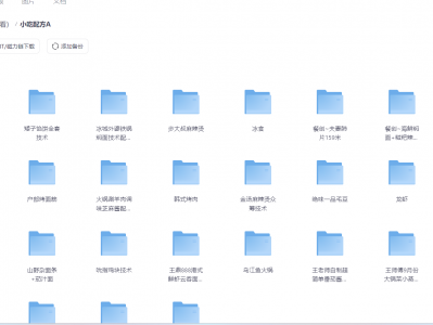 小吃配方合集391.7G资源