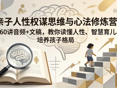 亲子人性权谋思维与心法修炼营260讲音频文稿教你读懂人性智慧育儿培养孩子格局