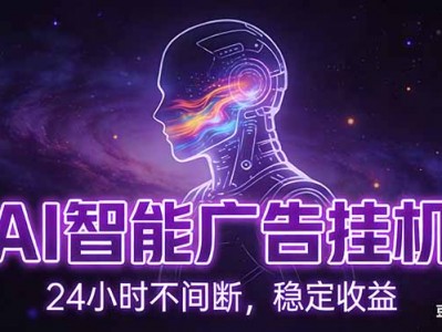 AI智能广告挂机项目全自动运行单机150+收益教程