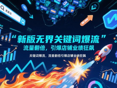 新版无界关键词爆流教程：流量翻倍引爆店铺业绩