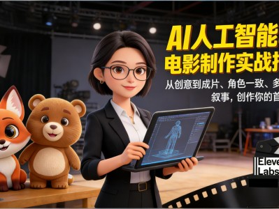 AI人工智能3D电影制作实战指南 创作你的首部短片